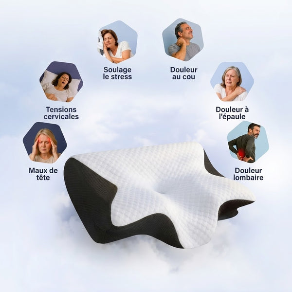 Cervéa™ — Oreiller Cervical Ergonomique