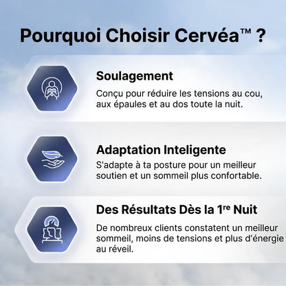 Cervéa™ — Oreiller Cervical Ergonomique
