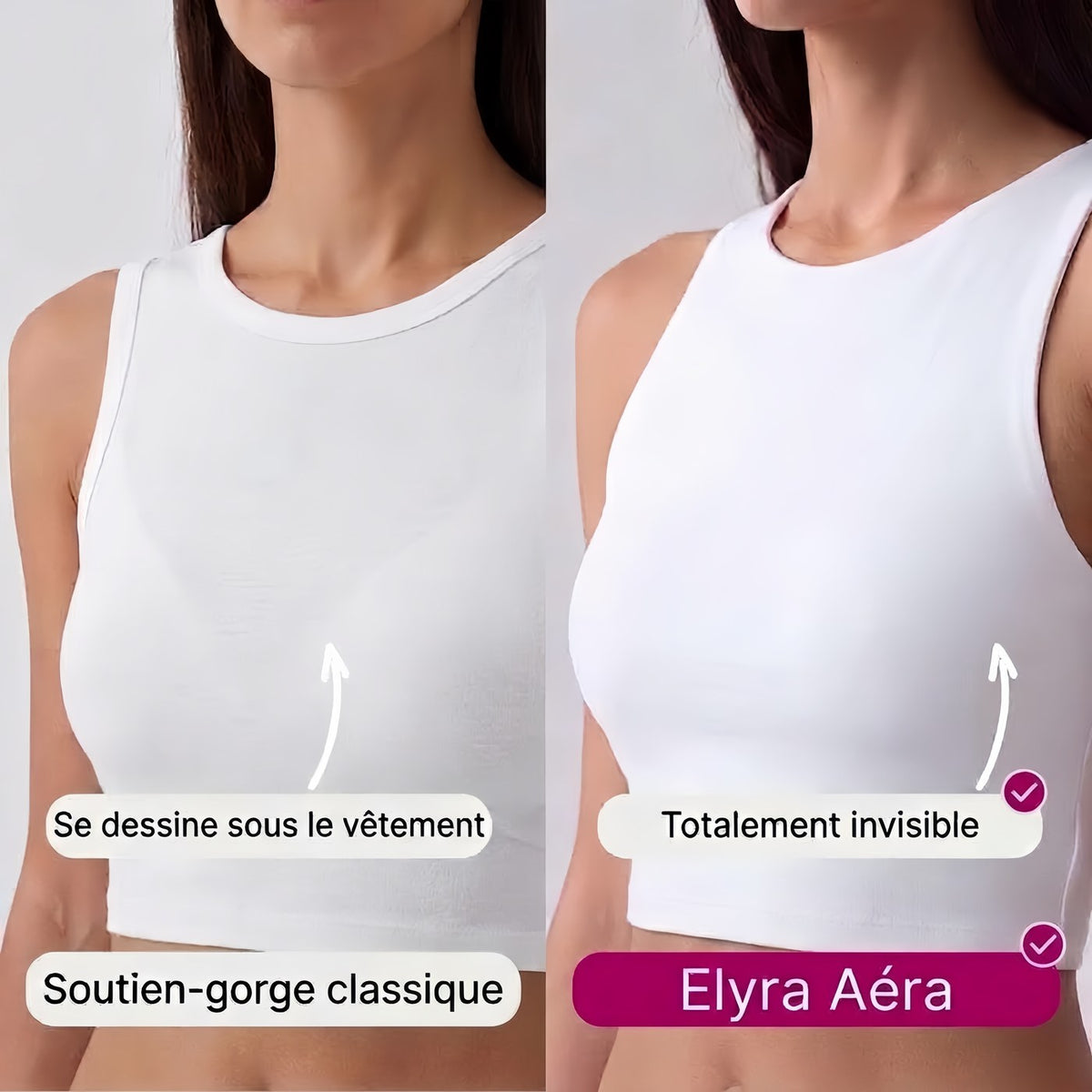 Se dessine sous le vetement contre totalement invisible